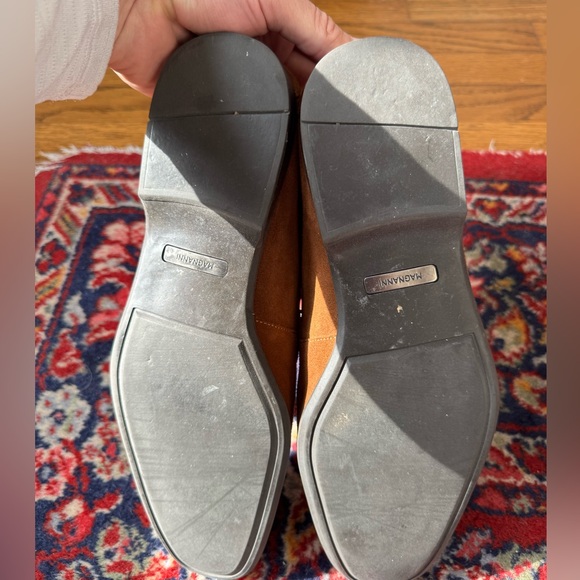 Magnanni Brown Suede Tassel Loafers - Picture 9 of 10